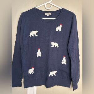 Size medium polar bear sweater